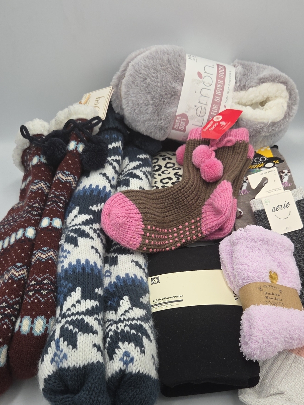 Socks, Slipper Socks & Tights Bundle